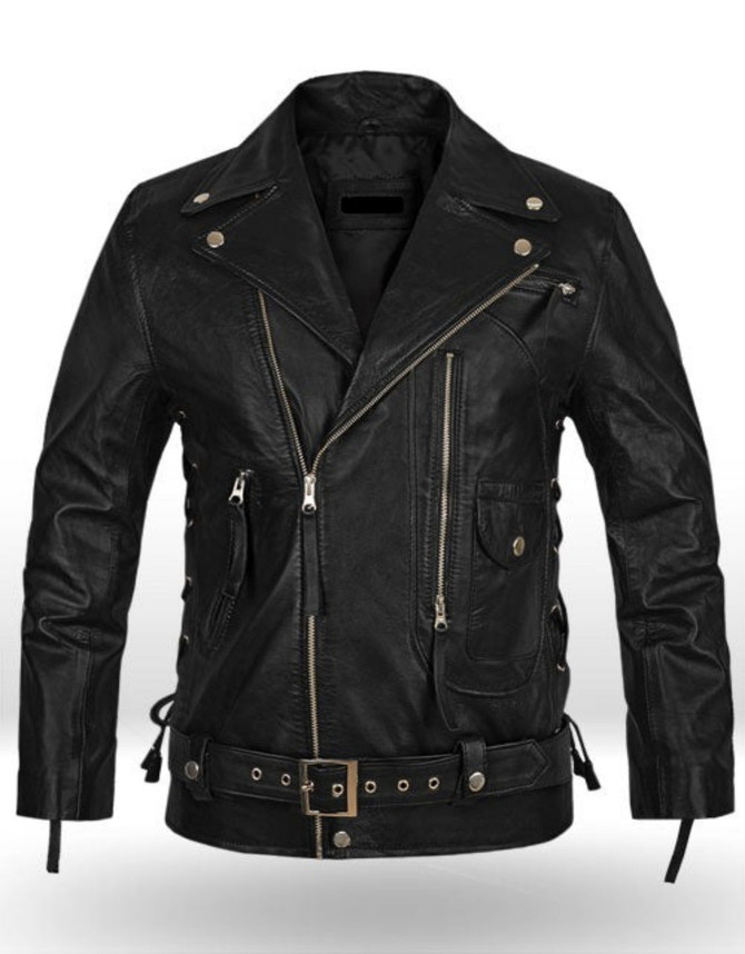 Terminator 2 Arnold Schwarzenegger Leather Jacket:
