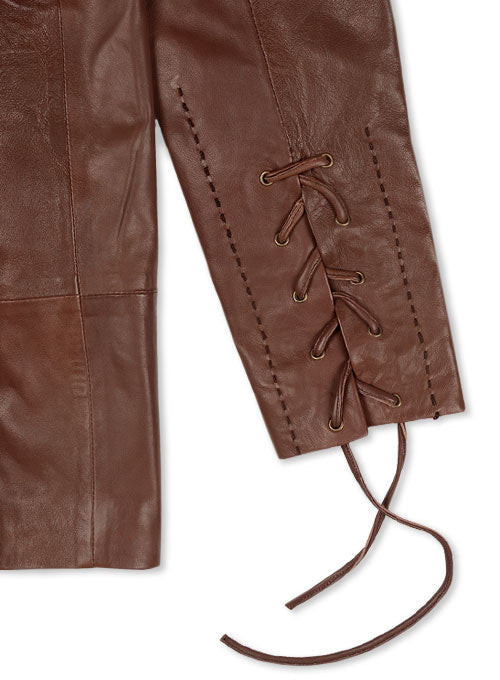 Jaime Lannister Got Brown Leather Jacket