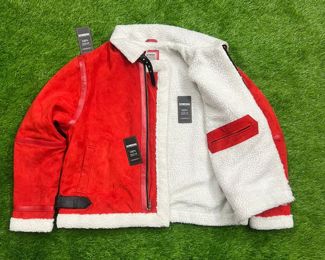 Ryan Reynolds Red Leather Jacket