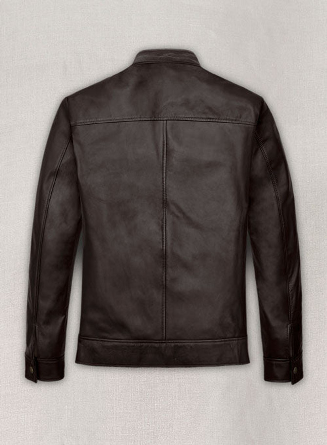 Micheal Jordan Brown Leather Jacket