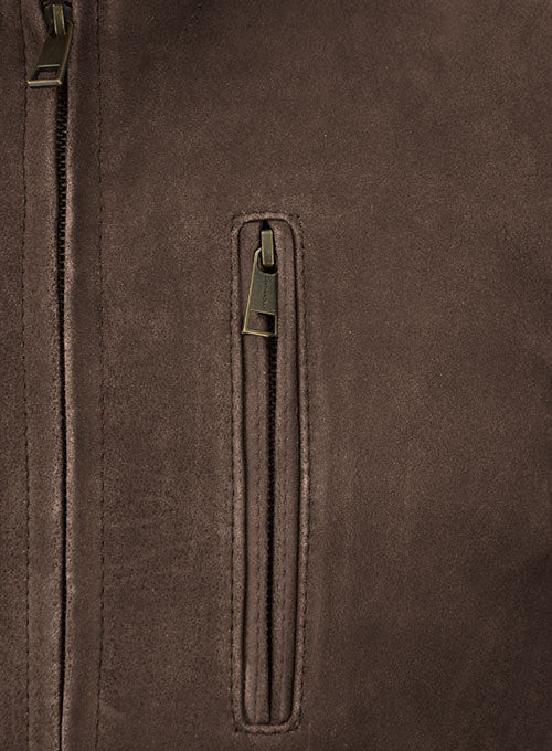 Dwayne Johnson Rampage Brown Leather Jacket