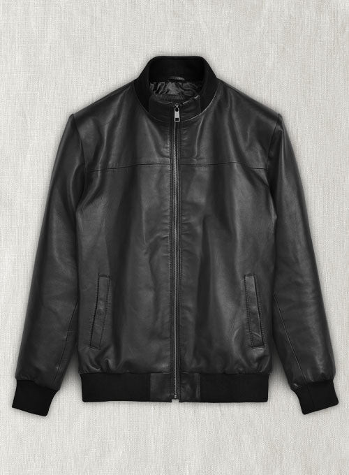 Richard Madden Black Bomber Jacket
