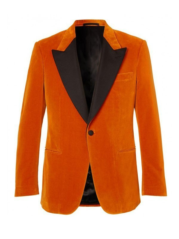 KINGSMAN  Kingsman Taron Egerton Eggsy Orange Suit
