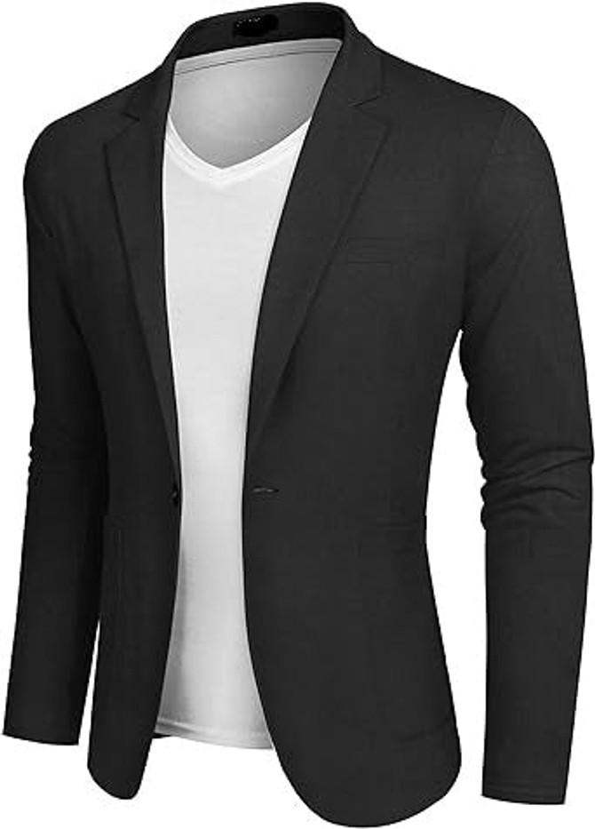 Men's Casual Lightweight Regular Fit Blazer Men's Casual Lightweight Regular Fit Blazer