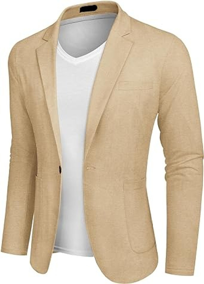 Men's Casual Lightweight Regular Fit Blazer Men's Casual Lightweight Regular Fit Blazer
