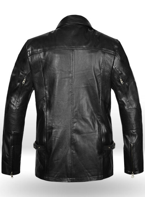 Terminator Genisys Arnold Schwarzenegger Leather Jacket