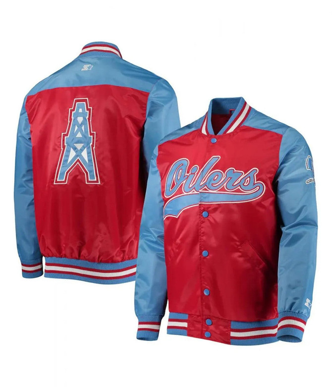 Houston Oilers Letterman Jacket Houston Oilers Letterman Jacket