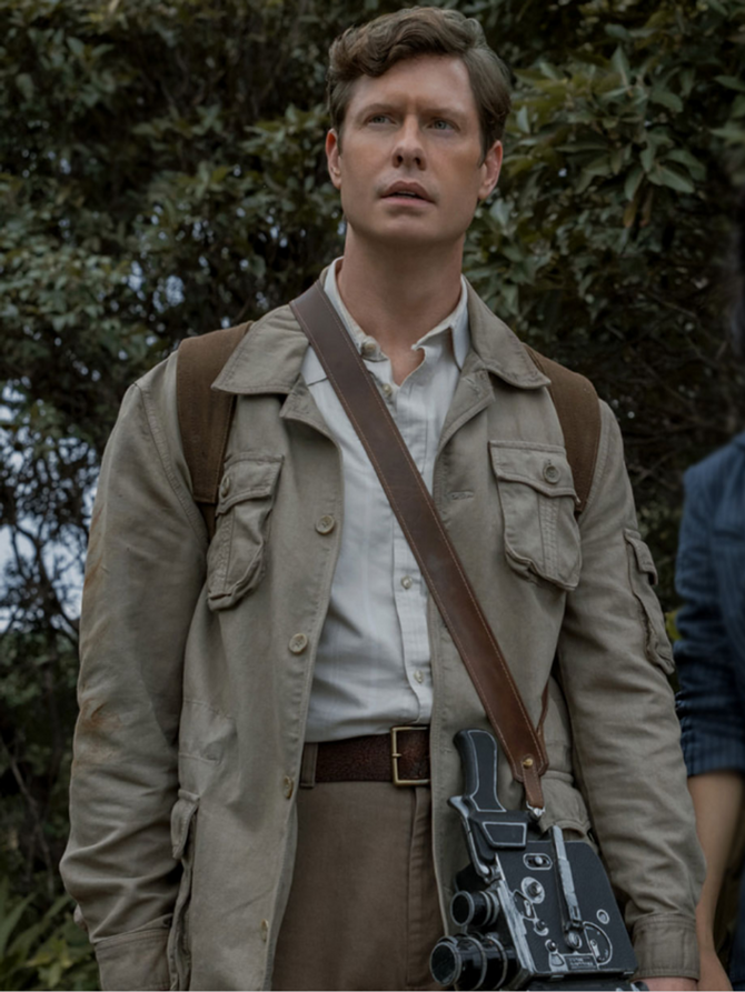 Monarch Legacy of Monsters Bill Randa Beige Jacket