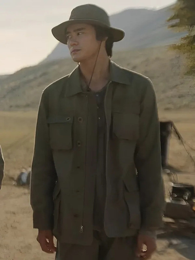 Kentaro Randa Monarch Legacy of Monsters Green Jacket