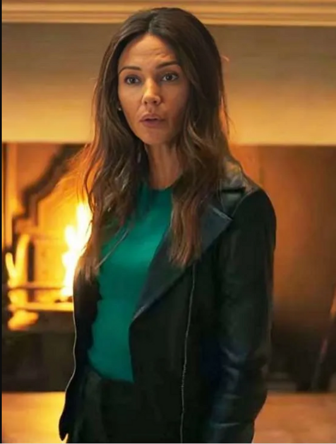 Fool Me Once Michelle Keegan Black Leather Jacket