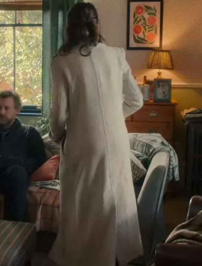 Michelle Keegan Fool Me Once White Coat