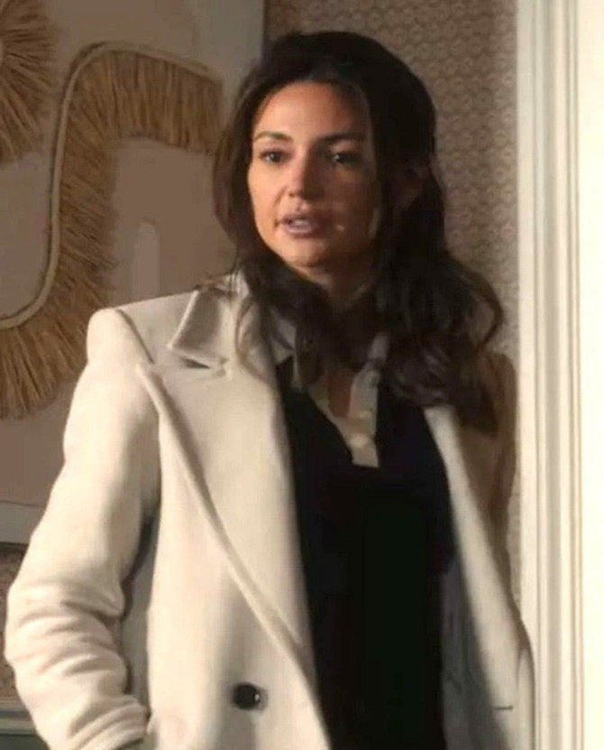Michelle Keegan Fool Me Once White Coat