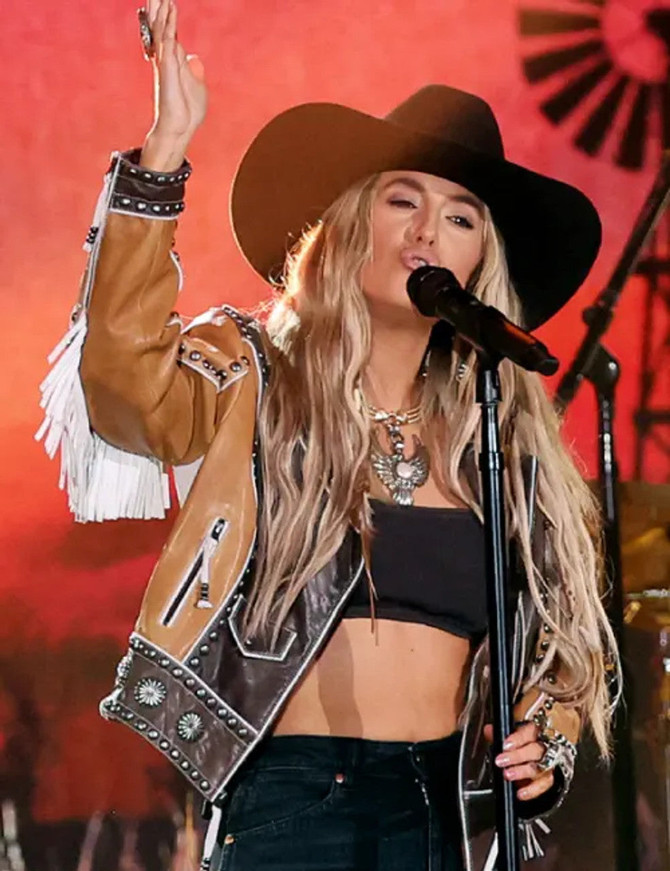 Lainey Wilson Brown Jacket