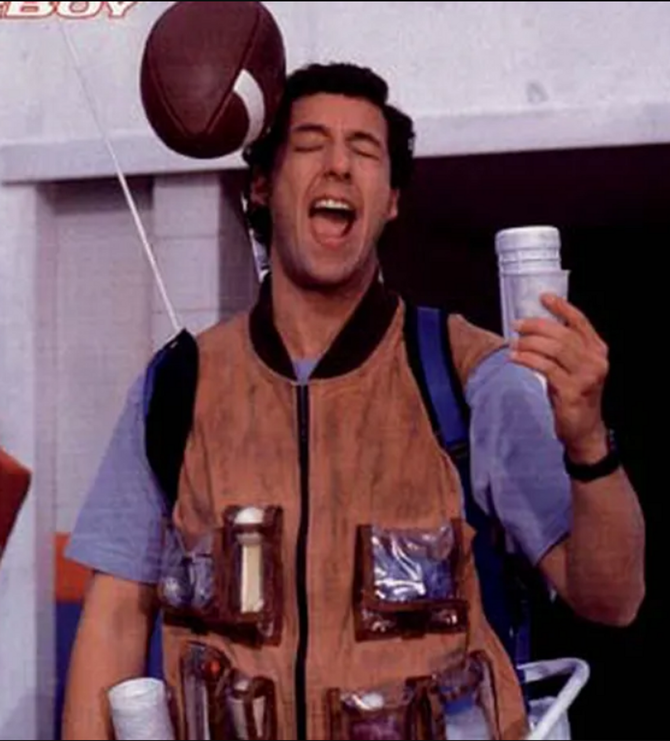 Adam Sandler Waterboy Bobby Vest