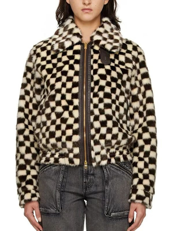 Travis Kelce Checkered Blouson Jacket
