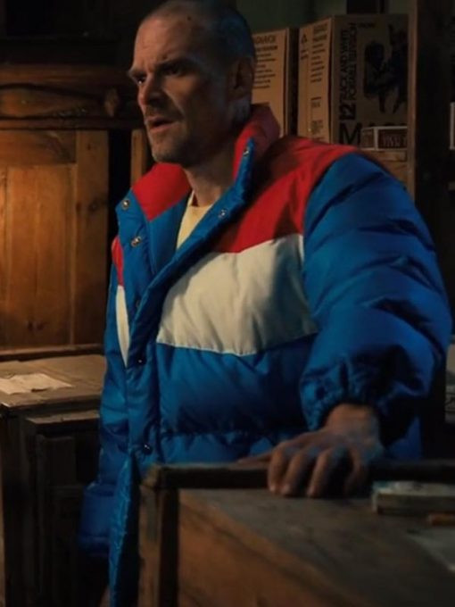 Stranger Things S04 David Harbour Puffer Jacket