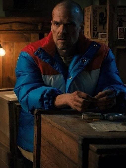 Stranger Things S04 David Harbour Puffer Jacket