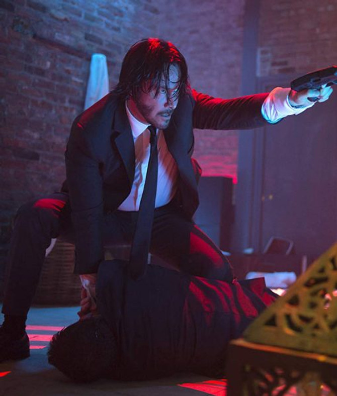 John Wick 2 Keanu Reeves Black Suit