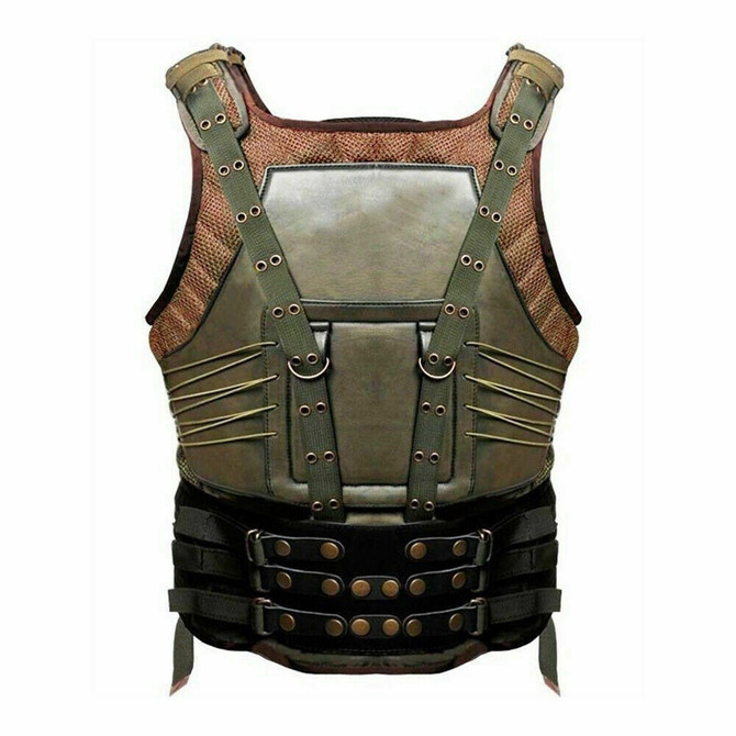 The Dark Knight Rises Military Tactical Tom Hardy Halloween Mens Leather Vest