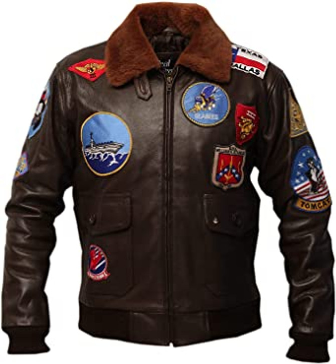 Tom Cruise Maverick Top Gun Black Leather Jacket