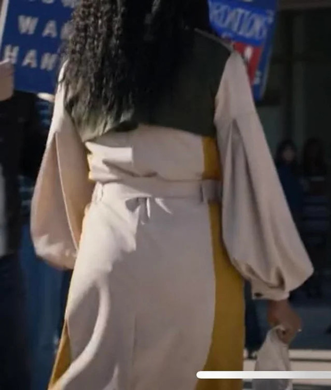 Regina King watchman Trench Coat