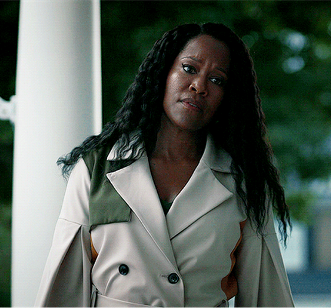Regina King watchman Trench Coat