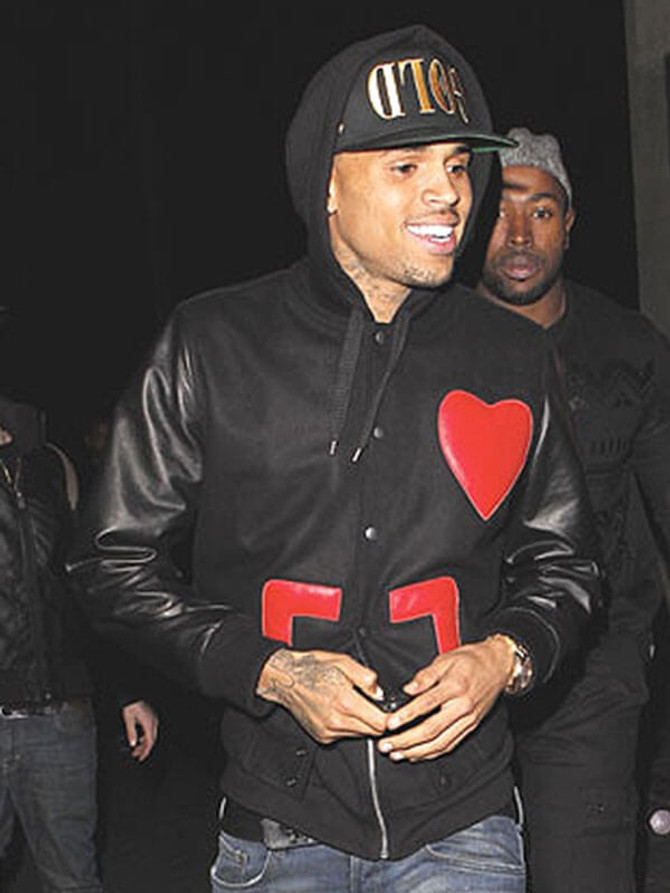 Valentine's Day Chris Red Black Jacket