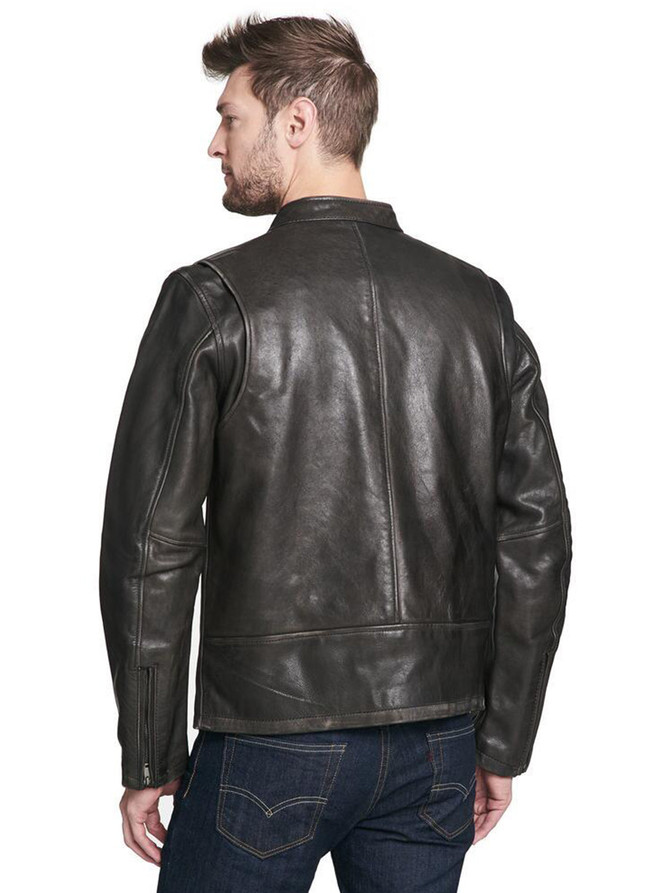 Mens Stylish Real leather Biker Jacket