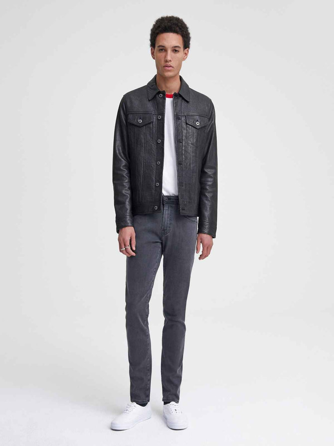 Smart Detective Leather Jacket For Mens