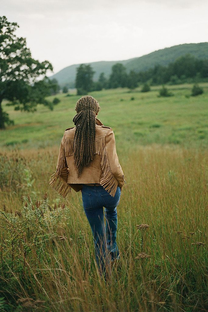 Rusty Brown Zip Closure Leather Jacket for Women