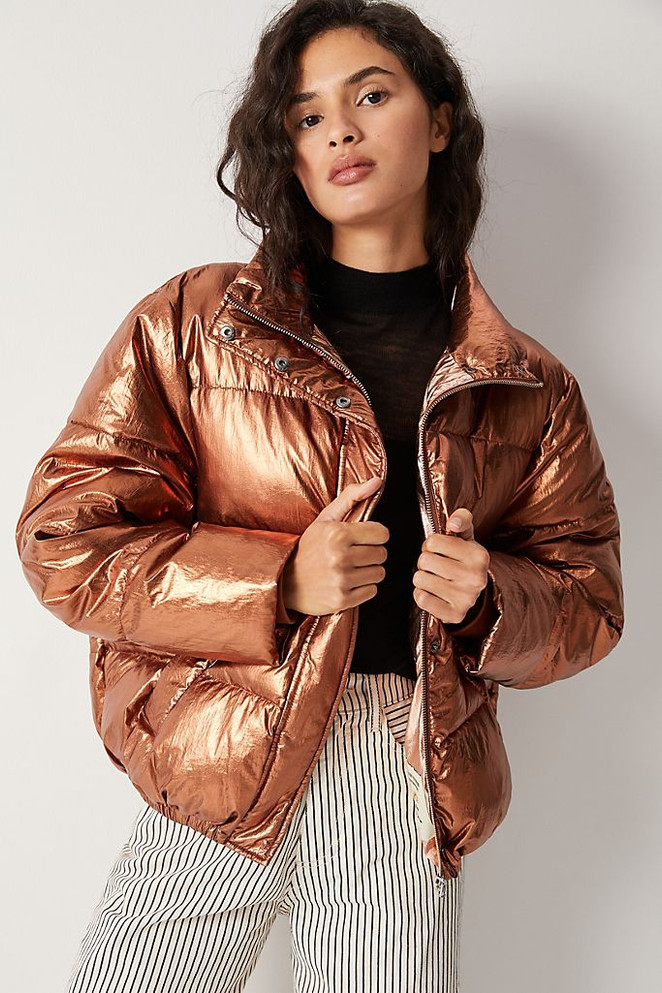 Hedda Metallic Puffer Jacket Women