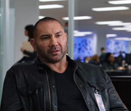 My Spy Movie Dave Bautista Black Leather Jacket