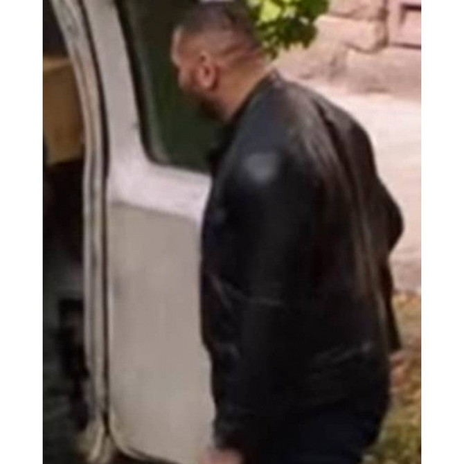 My Spy Movie Dave Bautista Black Leather Jacket