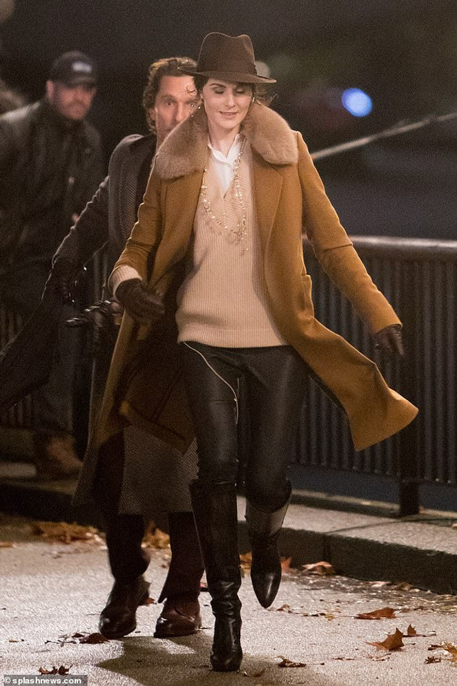 The Gentlemen Michelle Dockery Brown Coat