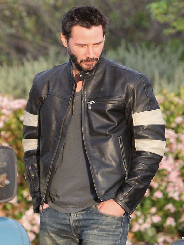 Keanu Reeves KRGT-1 Biker Leather Jacket