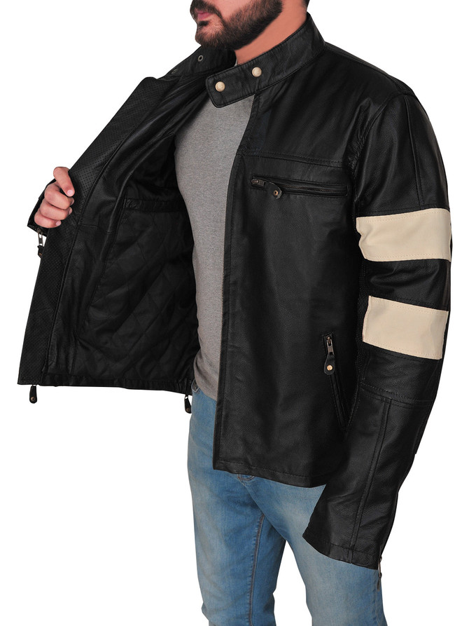 Keanu Reeves KRGT-1 Biker Leather Jacket
