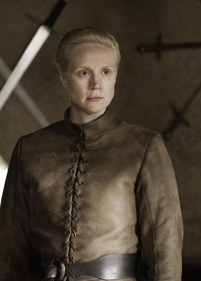 Brienne The Warrior of Tarth Brown Leather Vintage Jacket