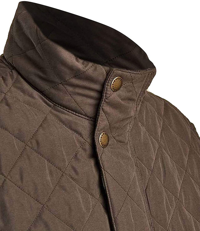 Kevin Yellowstone John Dutton Ranching Brown Cotton Vest