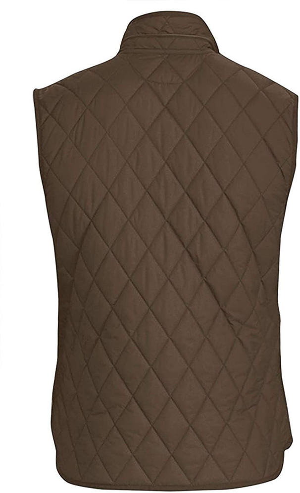 Kevin Yellowstone John Dutton Ranching Brown Cotton Vest