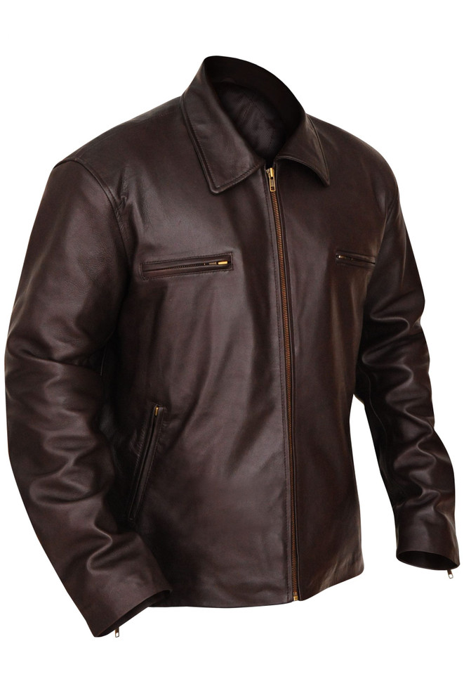 Men’s Barack Obama Phenomenal Choco-Brown Leather Jacket