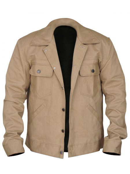 Bradley Cooper Starlit Khaki Men’s Cotton Prime Jacket