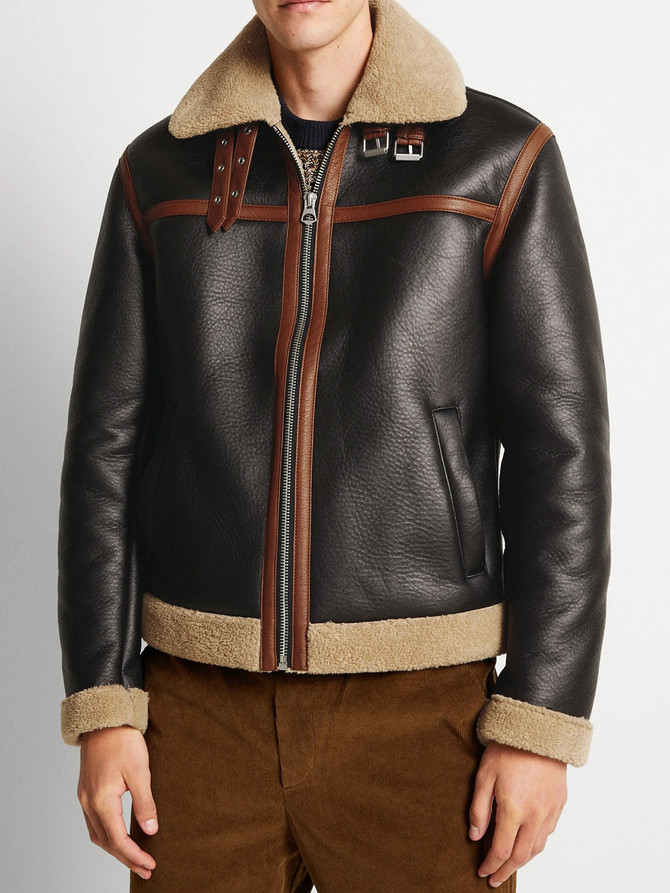 Suave Dark Brown Faux Leather Jacket