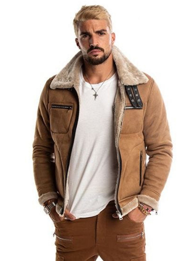 Vermont Shearling Jacket In Camel
