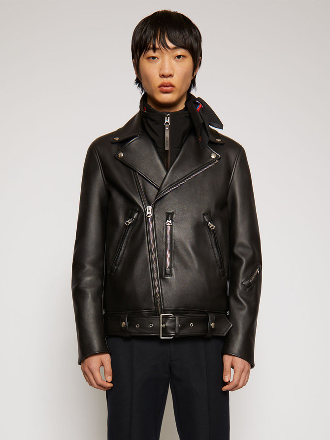 Black Dashing biker Leather jacket