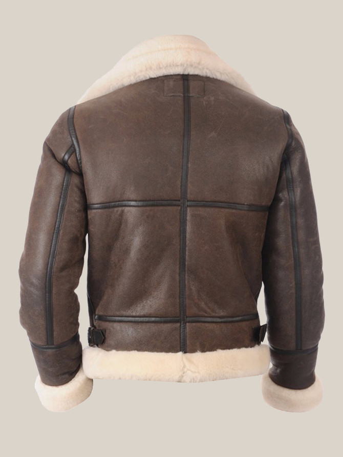 Men's Foxy Brown Shearling Leather Jacket
