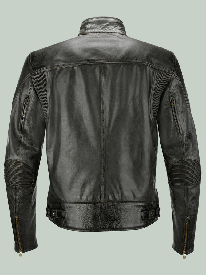 Men's Classical Black Leather Jacket