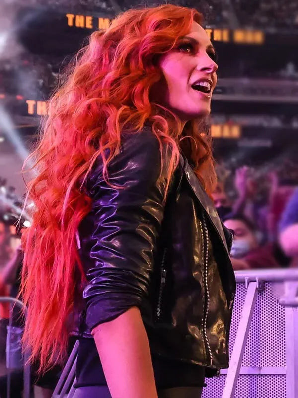 Becky Lynch Wrestler Black Leather Unisex Jacket