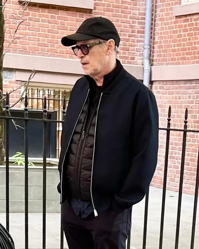 Steve Buscemi Black Bomber Jacket
