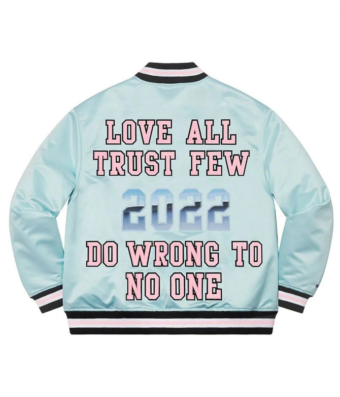 Supreme Varsity Satin Jacket Supreme Varsity Satin Jacket