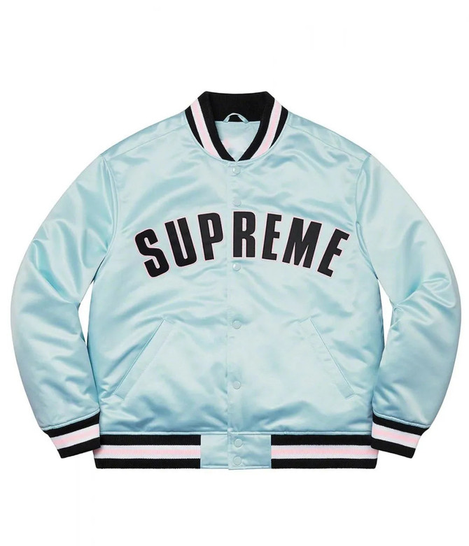 Supreme Varsity Satin Jacket Supreme Varsity Satin Jacket
